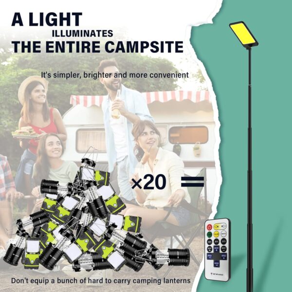 ONPEX Camping Light, 10000 Lumens Super Bright Range 50 Ft * 50 Ft Meet 4-6 Tent Lighting - Image 4